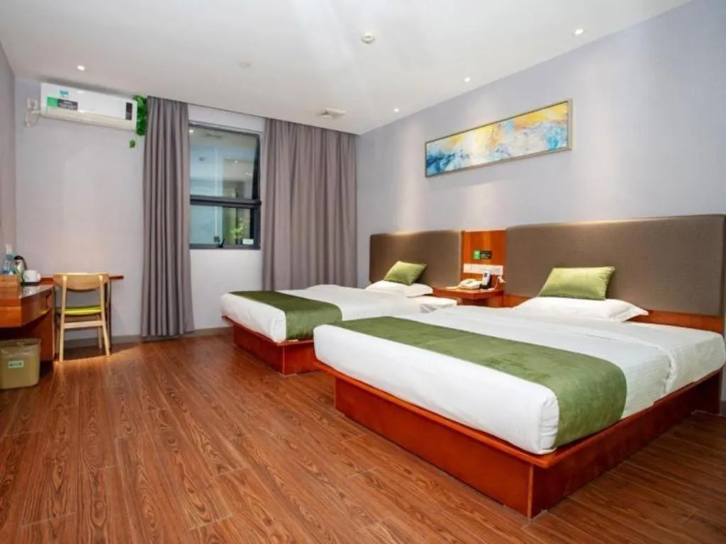 Bed in Vatica Shanghai Jiading District Anting Metro Station Moyu Road Hotel