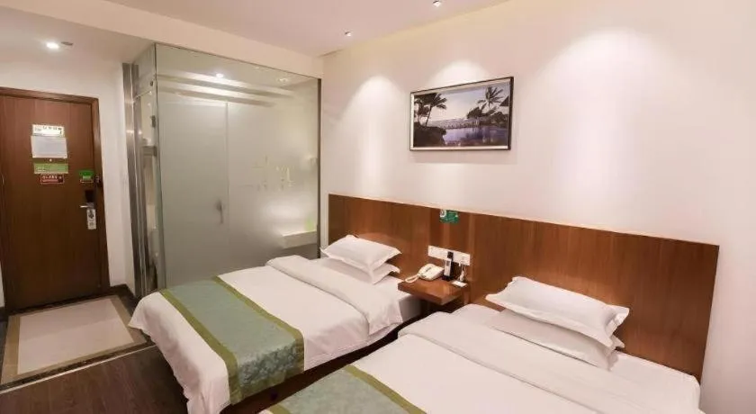 Bed in Vatica Shanghai Jiading District Anting Metro Station Moyu Road Hotel