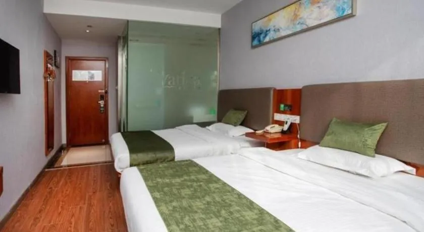 Bed in Vatica Shanghai Jiading District Anting Metro Station Moyu Road Hotel