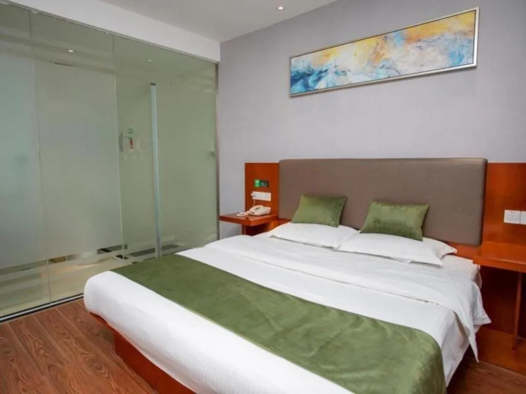 Bed in Vatica Shanghai Jiading District Anting Metro Station Moyu Road Hotel