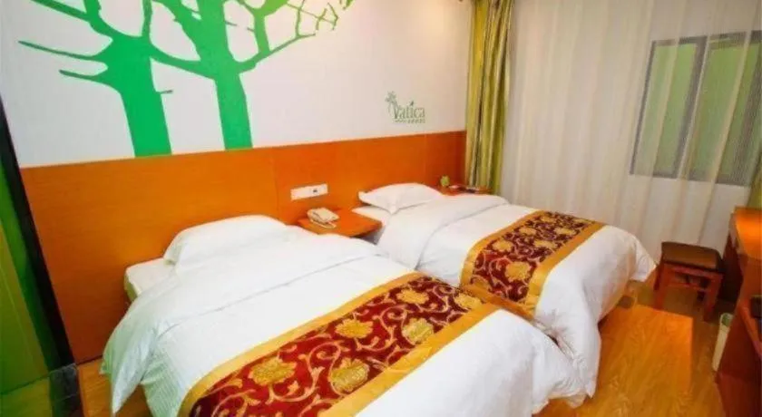 Bed in Vatica Shanghai Jiading District Anting Metro Station Moyu Road Hotel