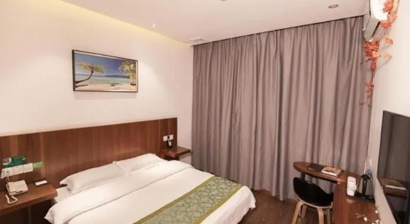 Bed in Vatica Shanghai Jiading District Anting Metro Station Moyu Road Hotel