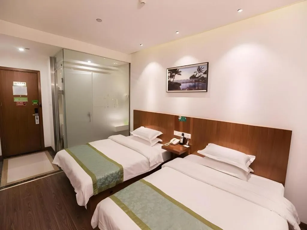 Bed in Vatica Shanghai Jiading District Anting Metro Station Moyu Road Hotel