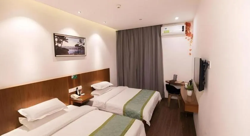 Bed in Vatica Shanghai Jiading District Anting Metro Station Moyu Road Hotel