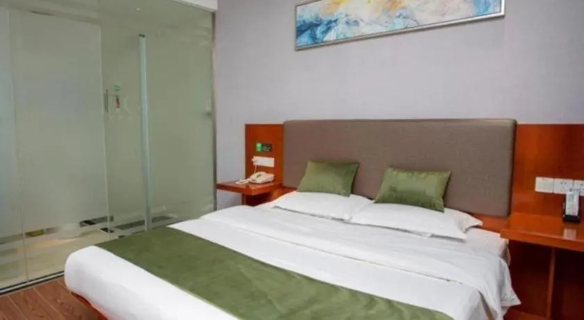 Bed in Vatica Shanghai Jiading District Anting Metro Station Moyu Road Hotel