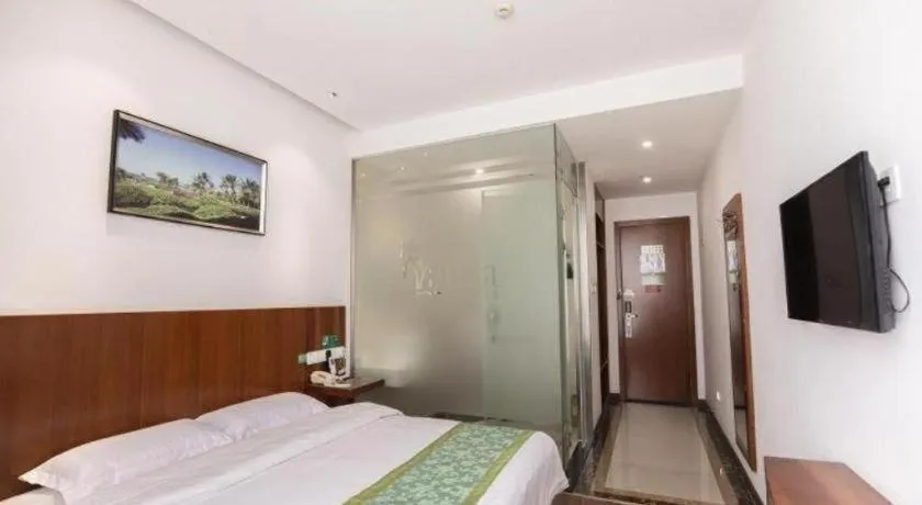 Bed in Vatica Shanghai Jiading District Anting Metro Station Moyu Road Hotel