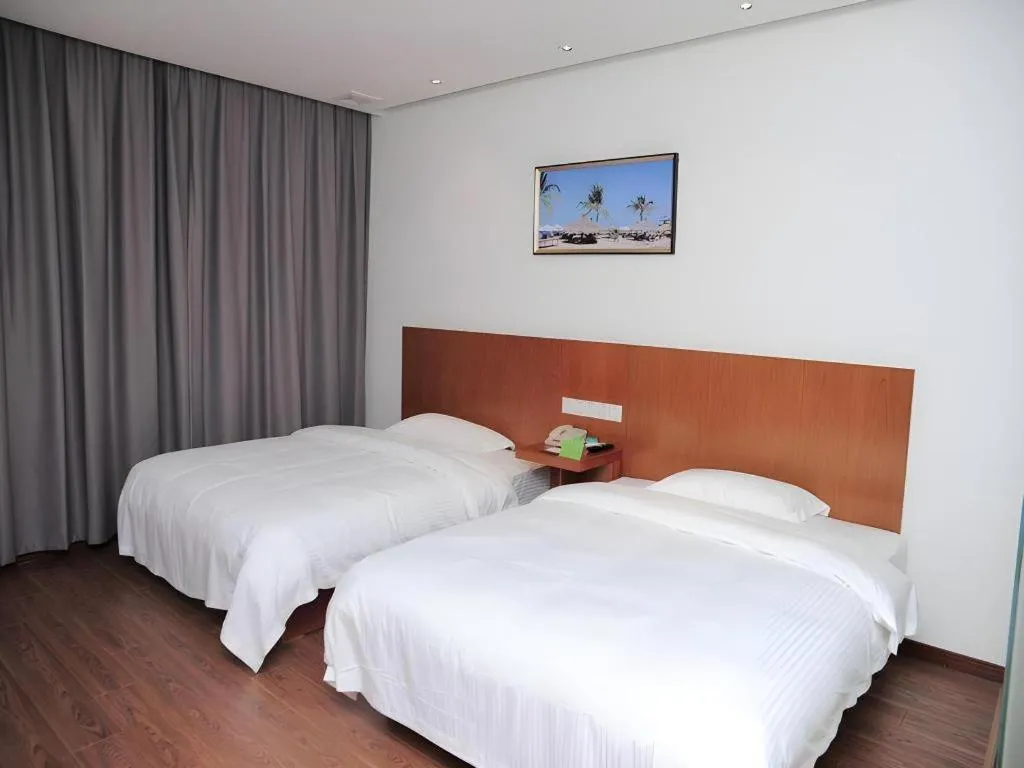 Bed in Vatica Shanghai Jiading District Anting Metro Station Moyu Road Hotel