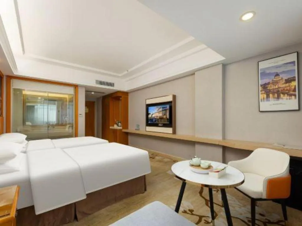 Bed in Vienna Hotel Guangzhou Luochongwei Bus Station Branch