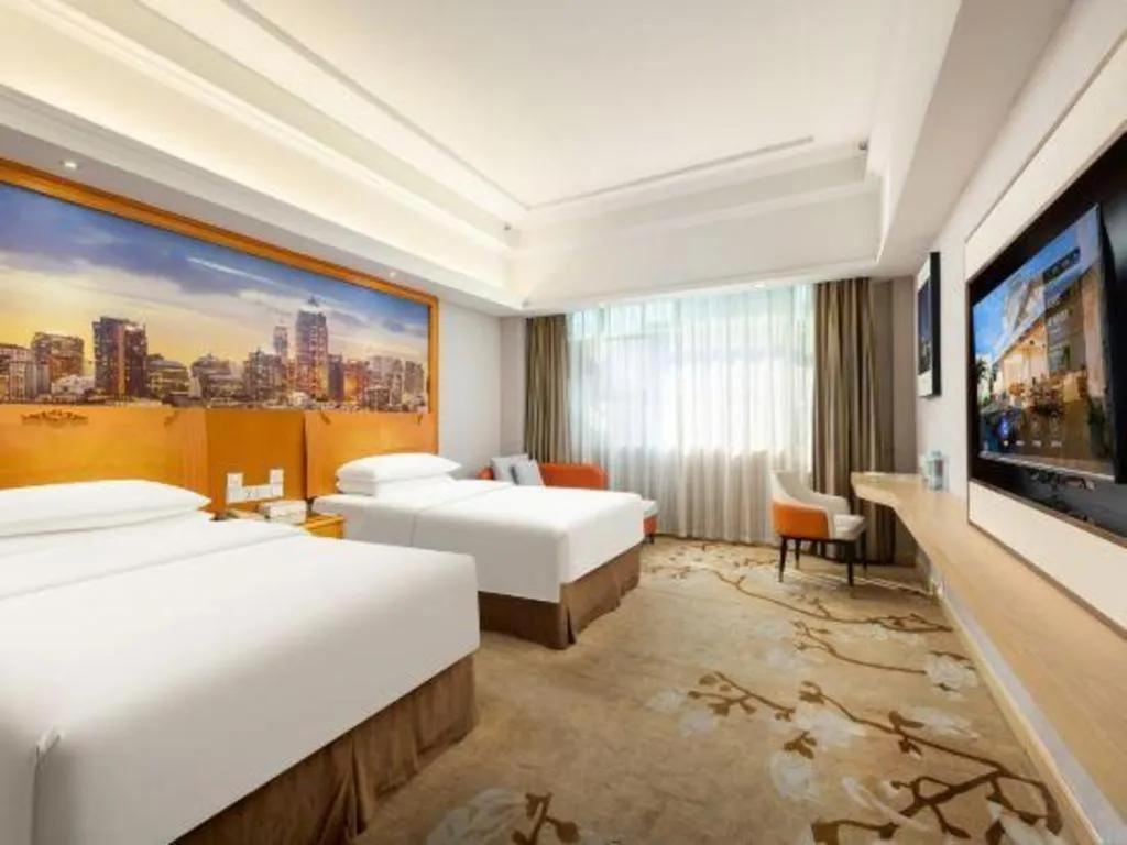 Bed in Vienna Hotel Guangzhou Luochongwei Bus Station Branch