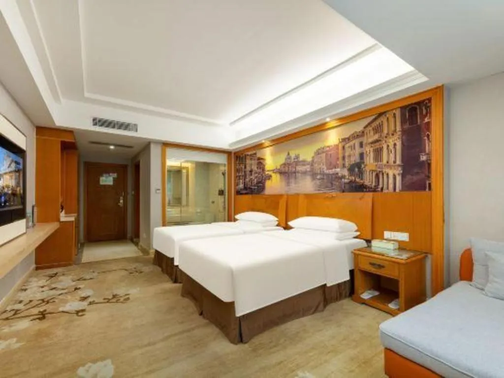 Bed in Vienna Hotel Guangzhou Luochongwei Bus Station Branch