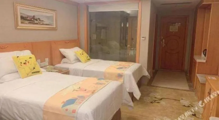 Bed in Vienna Hotel Guangzhou Luochongwei Bus Station Branch