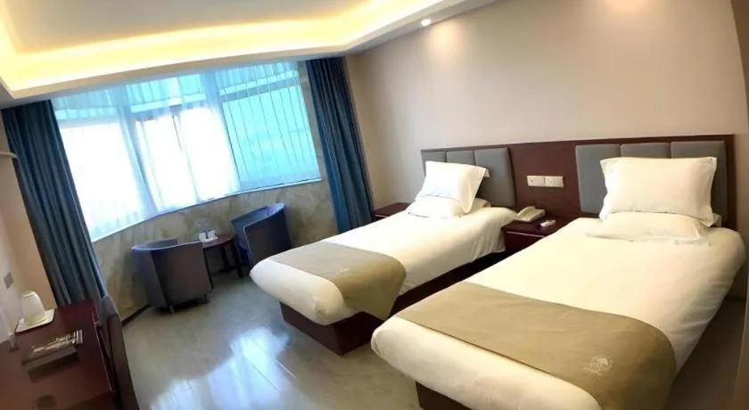 Bed in GreenTree Alliance Jiangsu Yangzhou Hanjiang Middle Road Libao Square Hotel
