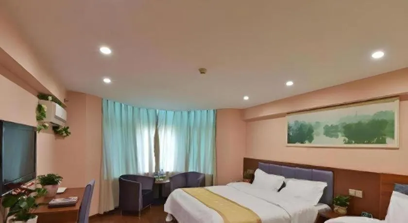 Bed in GreenTree Alliance Jiangsu Yangzhou Hanjiang Middle Road Libao Square Hotel