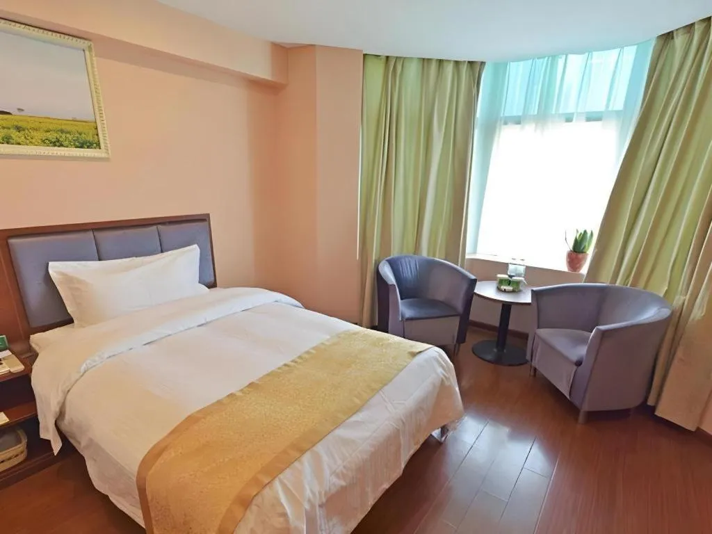Bed in GreenTree Alliance Jiangsu Yangzhou Hanjiang Middle Road Libao Square Hotel