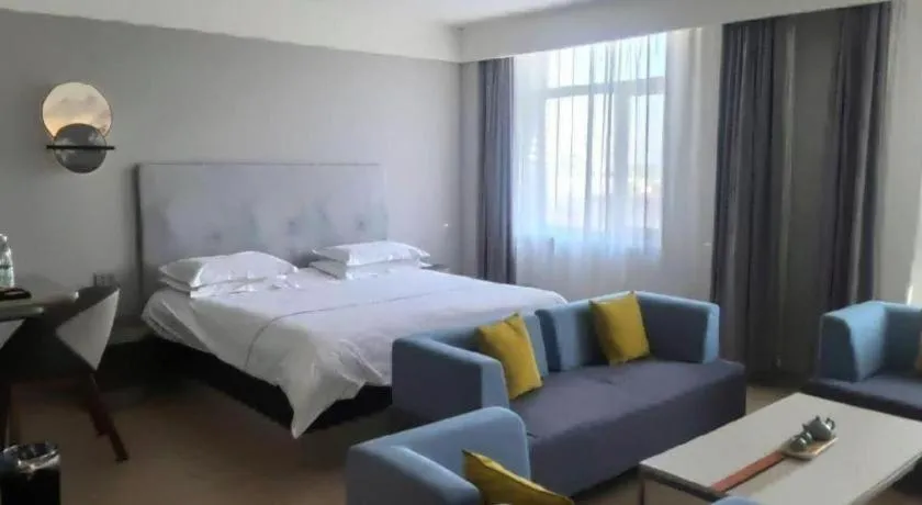 Bed in Jinjiang Inn Baotou Salaqi Railway Station