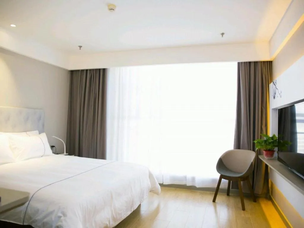 Bed in Jinjiang Inn Baotou Salaqi Railway Station