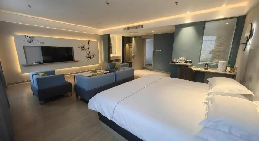 Bed in Jinjiang Inn Baotou Salaqi Railway Station