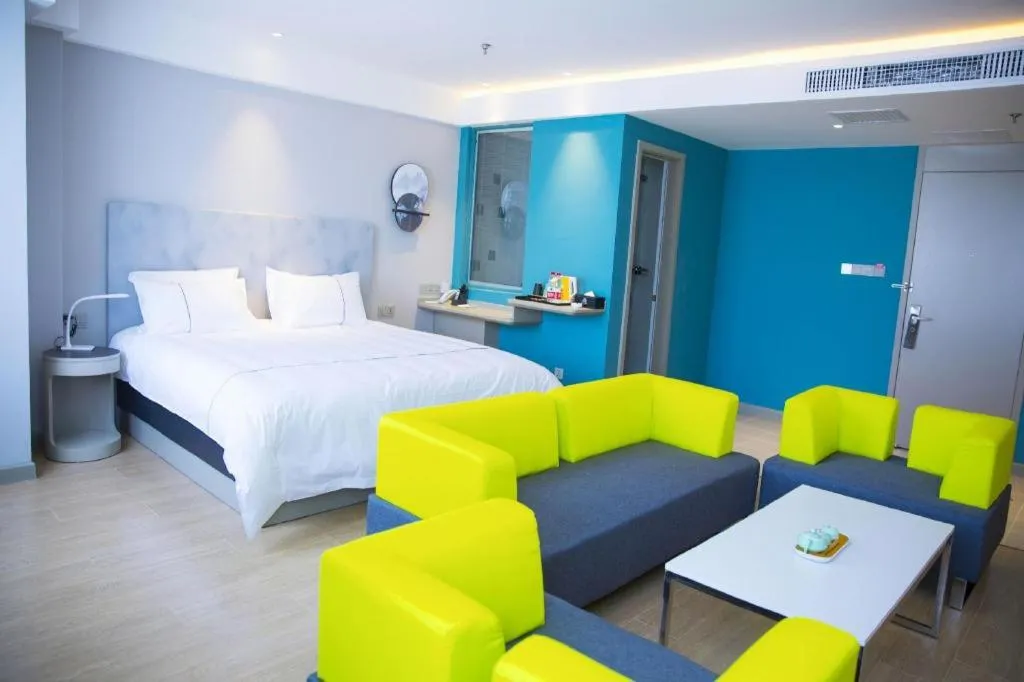 Bed in Jinjiang Inn Baotou Salaqi Railway Station