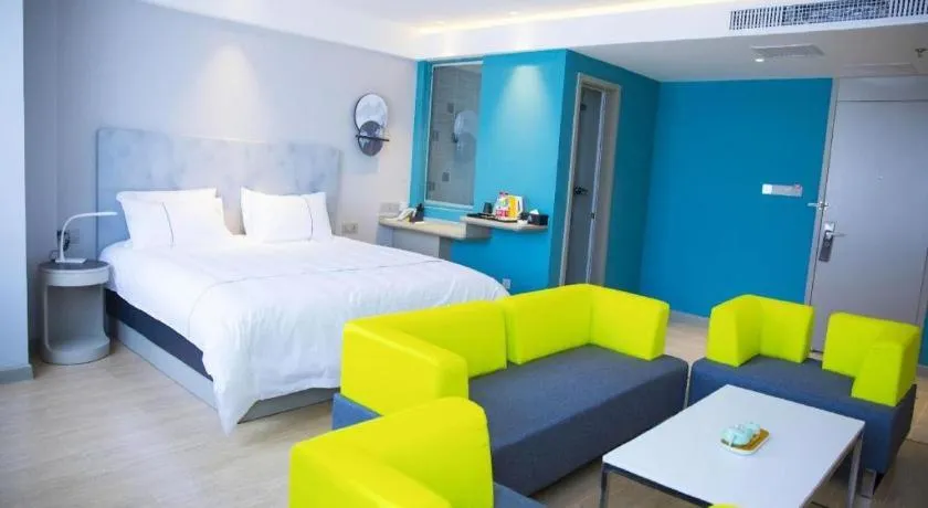 Bed in Jinjiang Inn Baotou Salaqi Railway Station