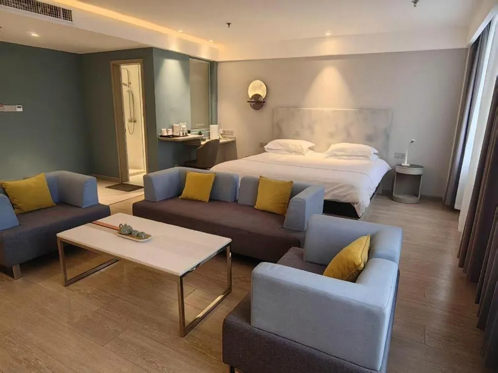 Bed in Jinjiang Inn Baotou Salaqi Railway Station