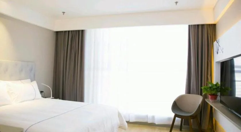 Bed in Jinjiang Inn Baotou Salaqi Railway Station