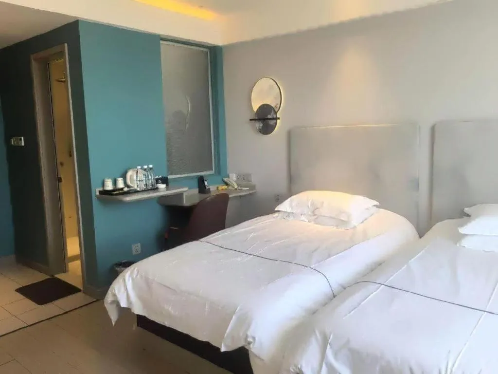 Bed in Jinjiang Inn Baotou Salaqi Railway Station