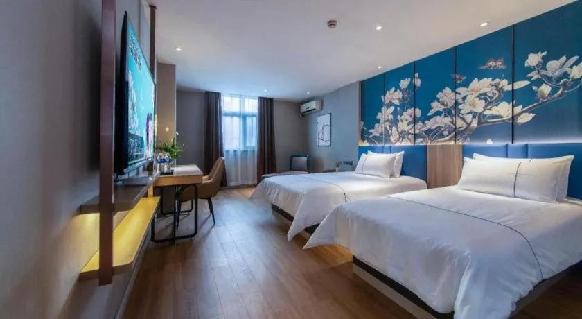 Bed in Magnotel Business Xuzhou Feng County Bus Station