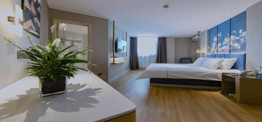 Bed in Magnotel Business Xuzhou Feng County Bus Station