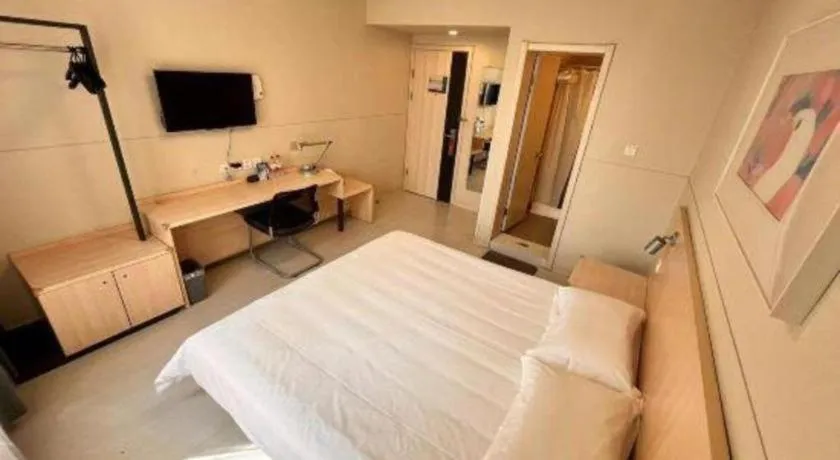 Bed in Jinjiang Inn Tianjin Jizhou Renmin West Street Branch