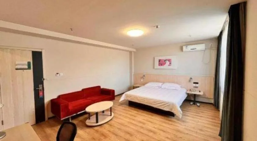 Bed in Jinjiang Inn Tianjin Jizhou Renmin West Street Branch