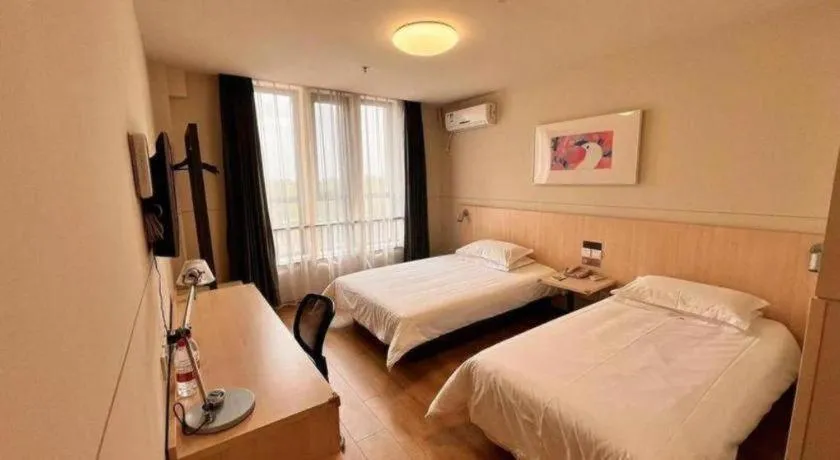 Bed in Jinjiang Inn Tianjin Jizhou Renmin West Street Branch