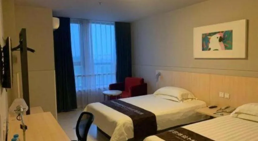 Bed in Jinjiang Inn Tianjin Jizhou Renmin West Street Branch