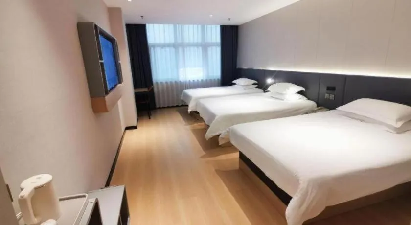 Bed in Jinjiang Inn Xuzhou Peixian Hancheng Road