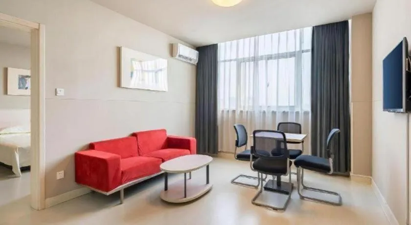 Bed in Jinjiang Inn Xuzhou Peixian Hancheng Road