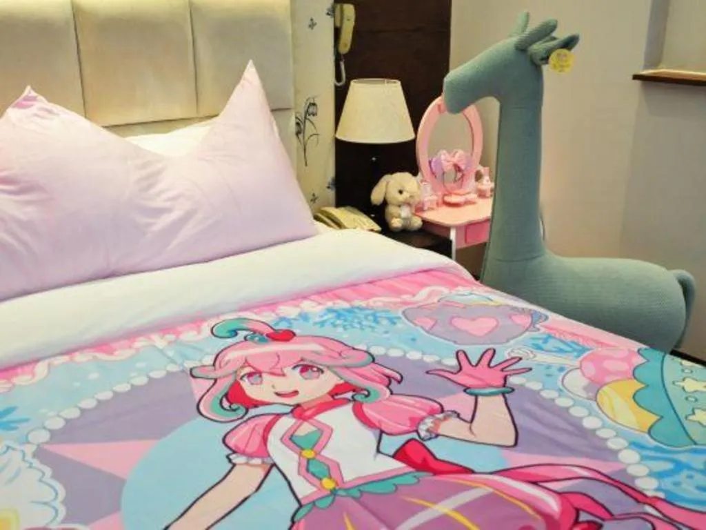 Bed in CITIC Jinling Hotel