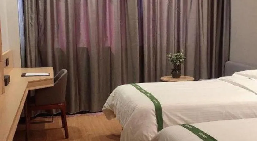 Bed in GreenTree Inn XuZhou PiZhou Dayunhe Decorative city PiXin(N) Road Express Hotel