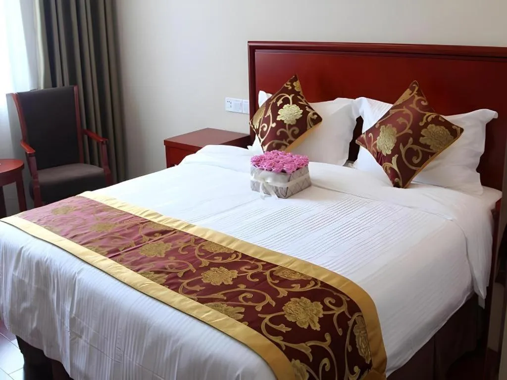 Bed in GreenTree Inn XuZhou PiZhou Dayunhe Decorative city PiXin(N) Road Express Hotel