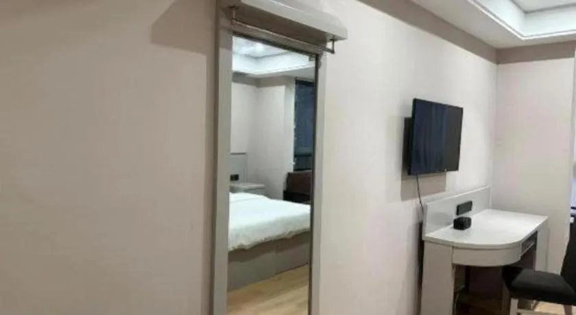 Bed in GreenTree Inn Fuyang Yijing International North Business