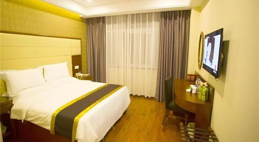 Bed in GreenTree Inn Fuyang Yijing International North Business