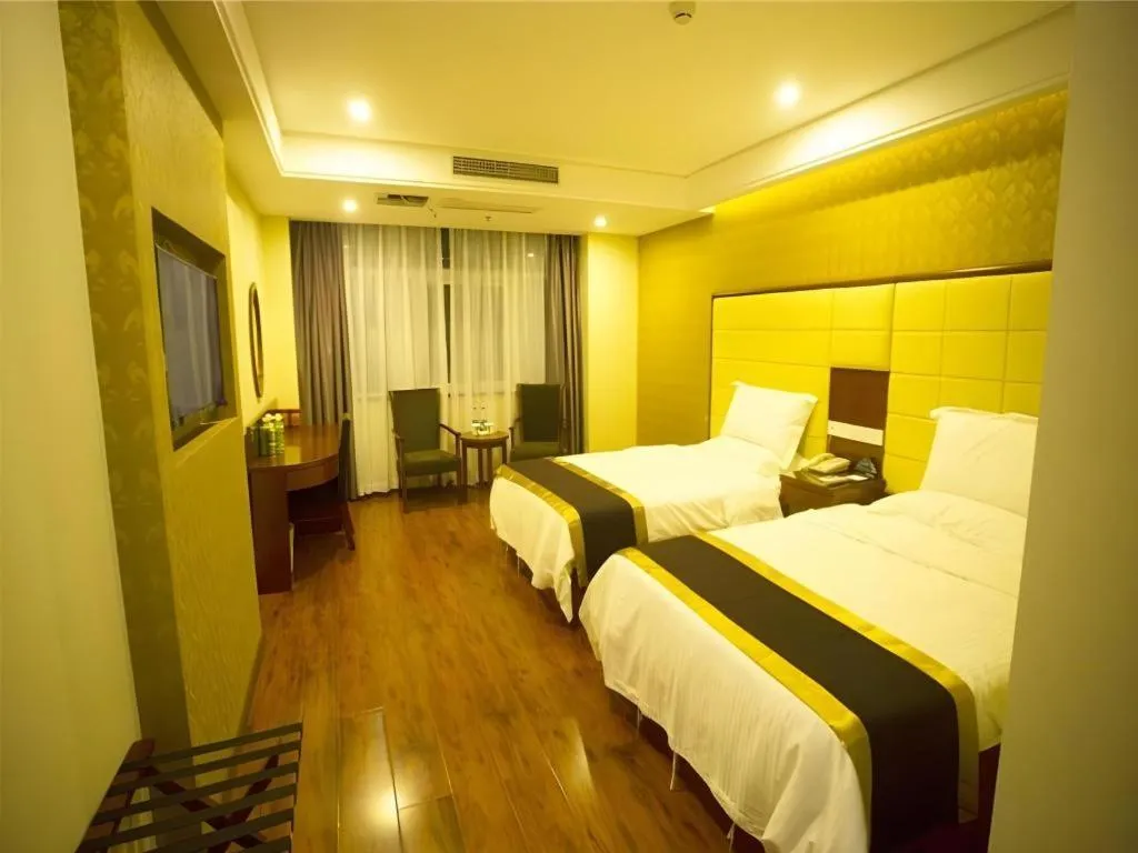 Bed in GreenTree Inn Fuyang Yijing International North Business
