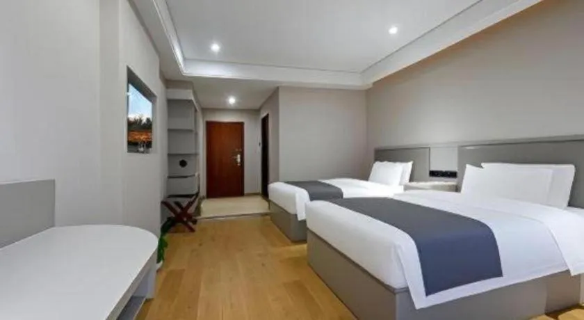 Bed in GreenTree Inn Fuyang Yijing International North Business