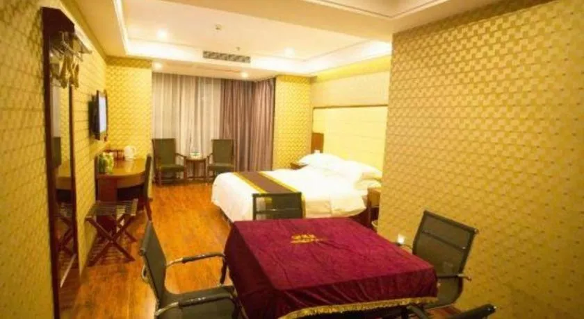 Bed in GreenTree Inn Fuyang Yijing International North Business