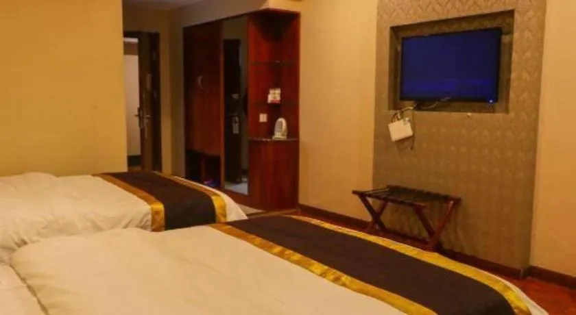 Bed in GreenTree Inn Fuyang Yijing International North Business