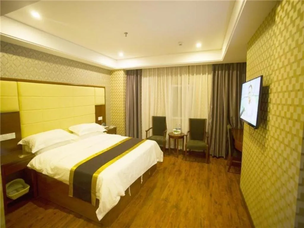 Bed in GreenTree Inn Fuyang Yijing International North Business