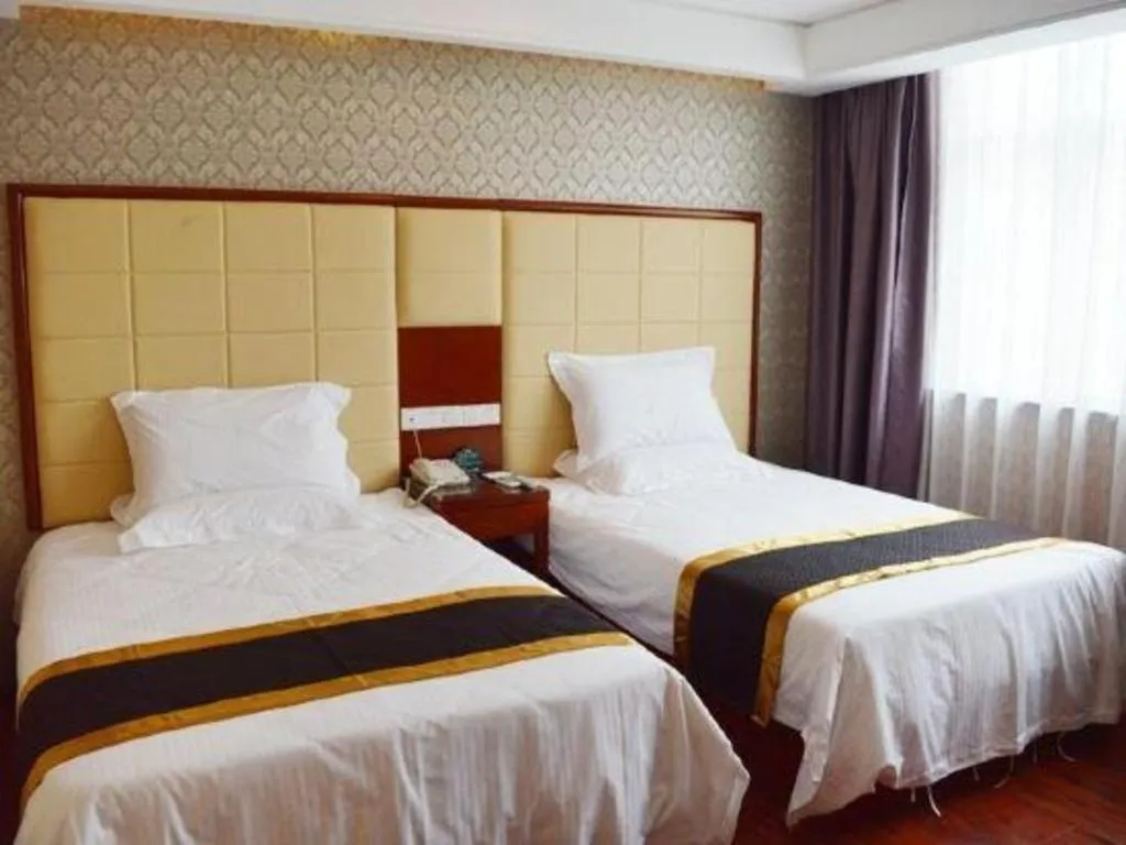 Bed in GreenTree Inn Fuyang Yijing International North Business