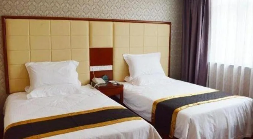 Bed in GreenTree Inn Fuyang Yijing International North Business