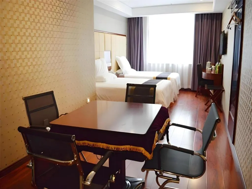 Bed in GreenTree Inn Fuyang Yijing International North Business