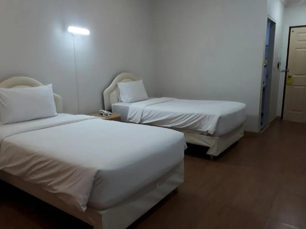 Bed in VC Phayao Hotel