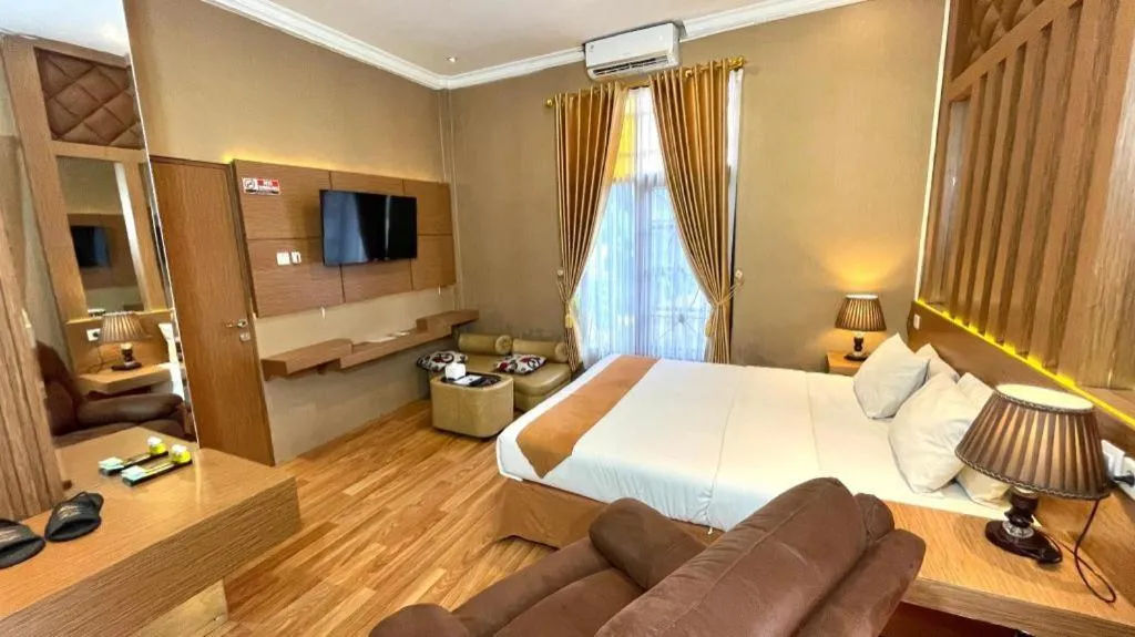 Bed in Hotel Pondok Asri Boyolali