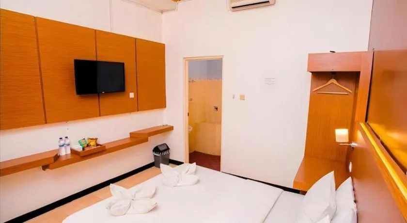 Bed in Hotel Pondok Asri Boyolali